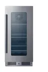 image of Summit CL156BV1 15" Wide Undercounter Beverage Center, 2.6 cu ft, LED, Stainless Steel Door