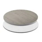 image of Flash Furniture XU-RD-42-WHGY-GG Glenbrook Reversible Laminate Table Top, 42" dia., White/Gray