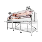 image of Grillworks INFIERNO X88 88" Wood Fired & Charcoal Parrilla Grill w/ (2) Adjustable Grills