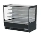image of Infrico USA IDC-VBR18IPSS 77" Refrigerated Display Case, 20 cu ft, Silver MDF Coat, Steel, LED, 1 HP