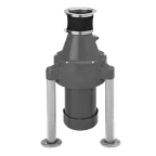 image of Insinger N-200L-3 Garbage Disposer, Cast Iron Housing / 4-1/2" Inlet dia - 2 Hp (Unit Only)