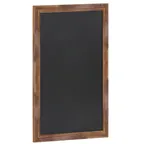image of Flash Furniture HGWA-3GD-CRE8-791315-GG Mag Chalkboard, 24" x 36", Black Wood Frame,Eraser/Hardware