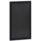 image of Flash Furniture HGWA-4GD-CRE8-172315-GG Magnetic Chalkboard, 24" x 36", Black, Wood Frame, Eraser