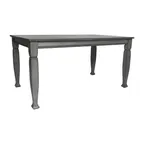 image of Flash Furniture KER-T-799-GRY-60-GG - 60" Grace Dining Table, Seats 6, Gray Finish, Wood, Bamboo