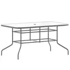 image of Flash Furniture TLH-089-SV-GG Outdoor Table