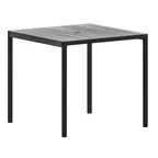 image of Flash Furniture XU-DG-UH8100-GY-GG Table, 35¼" W x 35¼" D x 29½" H, Gray, 300 lbs, Frame, 1‑¾" Umbrella Hole