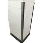 image of IMC Teddy CGO2-72 Corner Guard - Outside Corner, 2" x 2" x 72" , 16-Gauge Stainless Steel, 90° Bend