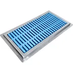 image of IMC Teddy FT-2448-PFG-ADA Ft Floor Trough, 48"W X 24"D, 4" Deep Receptacle