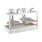 image of Mibrasa GMB 160 64" Countertop Charcoal Parrilla Grill w/ (2) Adjustable Grills