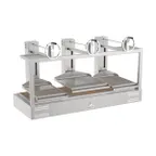 image of Mibrasa GMB 200-3GR 82" Countertop Charcoal Parrilla Grill w/ (3) Adjustable Grills