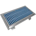 image of IMC Teddy ASFT-1848-PFG-ADA Asft Anti-Spill Floor Trough, 48"W X 18"D