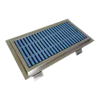 image of IMC Teddy ASFT-1848-SG-ADA Asft Anti-Spill Floor Trough, 48"W X 18"D