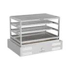 image of Mibrasa RM 100 BEAS 44" Countertop Robatayaki Charcoal Grill w/ 4 Fixed Tiers