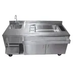 image of IMC Teddy BRS-1 Bar Station, 68"W X 30"D X 36"H Overall Size
