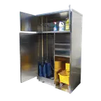 image of IMC Teddy CMSC-R Combination Mop & Storage Cabinet, 46-1/2"W X 30"D X 84"H