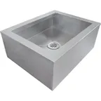 image of IMC Teddy FS-AS Mop Sink, Anti-Splash, 27"W X 21"D X 10-1/2" Deep Bowl