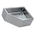 image of IMC Teddy FS-R Mop Sink, Right Corner, 24"W X 18"D X 7" Deep Bowl, 4" Drain