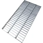 image of IMC Teddy SQ-2160 Sq Grid Floor Trough Grating, 21" Wide X 60" Long X 1" Deep