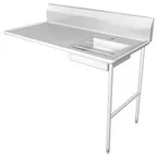 image of IMC Teddy SUSD-60-16 60" Soiled Undercounter Dishtable with Sink, 16 Gauge S.Steel / Right to Left