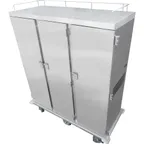 image of IMC Teddy TC-30 Insulated Heavy Duty Tray Delivery Cart w/ Push Handle (30 ) 15" x 20" Tray