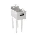 image of Krowne 18-12DST 12" Silver Series Underbar Hand Sink Unit with Soap & Towel Dispenser