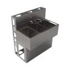 image of BK Resources UBDW-18-336S Underbar Sink Units, 3 Compartment without Drainboard