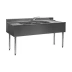 image of Eagle Group B5C-22-3VP Underbar Sink Units, 3 Compartment with 2 Drainboards - Flyer