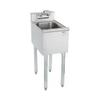 image of Eagle Group MA2-18 12" Free Standing Underbar Hand Sink Unit with Faucet 