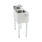 image of Eagle Group MA2-22-X 12" Underbar Hand Sink Modular Unit with Faucet - Flyer