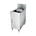 image of Eagle Group WSC12-24 12" Underbar Sink Units, 1 Compartment without Drainboard