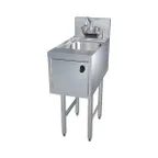 image of LaCrosse CL12HS 12" Underbar Hand Sink Unit with Deck Mount Faucet