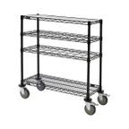image of Quantum WRC-1448WSBK Epoxy Wine Display/Worktable Cart - 48"W X 14"D X 40"H