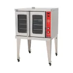 image of Migali C-CO1-SD-NG Single Deck Full Size Natural Gas Convection Oven, (5) Pans, 46.000 BTU