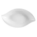 image of CAC China COL-W5 Boat Bowl, 2 Oz., 5-1/2" L x 2-7/8" W x 1" H, Porcelain, Super White - Dozen