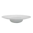 image of CACChina HMY-122 Harmony Pasta Bowl, 7 Oz, 10" Dia x 2" H, Round Wide Rim, White Porcelain - Dozen