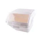 image of CAC China IBIN-13 Ingredient Bin 12.6‑Gallon (200 Cups) Window, Top Load, PP, Hinged Lid - Set
