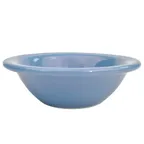 image of CACChina L-11NR-LBU Blue Fruit Dish, 4-5/8" Dia., 4oz, Ceramic, Dishwasher/Oven/Microwave - Dozen