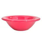image of CAC China L-11NR-R Las Vegas Fruit Dish, 4 Oz., 4-5/8" Dia. x 1" H, Round, Red Ceramic, 1 Dozen