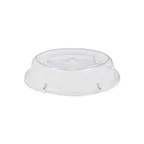 image of CAC China PPCO-13 Plate Cover, 12" Oval, Clear Polycarbonate, Stackable