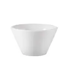 image of CAC China RCN-V46 Bowl, 7 Oz., 4" Dia. x 2-1/4" H, Round V Shape, Porcelain, Super White - Dozen