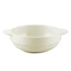 image of CACChina REC-58 Soup Bowl, 8 oz., 6" L x 4-5/8" W x 1-3/4" H, Ceramic, White, Dishwasher - Dozen