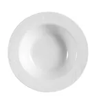 image of CAC China RSV-11 Roosevelt Fruit Dish, 5.5 oz., 5-1/4" dia. x 1-1/4" H, Round Porcelain White-1 Dozen
