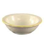 image of CAC China SC-11G Seville Fruit Dish, 5 oz., 4-3/4" Dia., 1-3/8" H, Gold Band Ceramic – 1 Dozen
