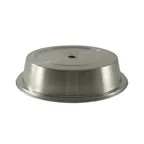 image of CAC China SPCO-1021 Plate Cover 12-5/8" Dia. x 2-3/4" H Round Stainless Steel Silver - Dozen