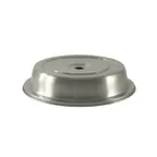 image of CAC China SPCO-16 Plate Cover 11" Dia x 2" H Stainless Steel Silver 10-1/4"-10-1/2" Plates - Dozen