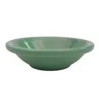 image of CAC China TG-32-G Tango Fruit Dish, 4" Round, 3 oz, Green Porcelain, 4" Dia, 1-1/8" H - Dozen