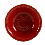 image of CAC China TG-32-R Tango Fruit Dish, 4" Round, 3.5 oz, Porcelain, Red, Dishwasher Safe - Dozen