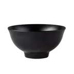 image of CAC China XBRW-64 Brunswick Bowl, 8.5oz, 4-3/8" Dia x 2-1/4" H, Round, Matte Black, China - Dozen