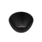 image of CAC China XBRW-SB5 - Matte Black Brunswick Bowl, 7oz, 5-1/4"W x 5"D x 3-1/2"H, Slanted, 1 Dozen