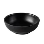 image of CACChina XCTN-B4 Centennial Bowl, 3.5oz, 3-7/8" Dia, 1-3/8" H, Matte Black, Round China - Dozen